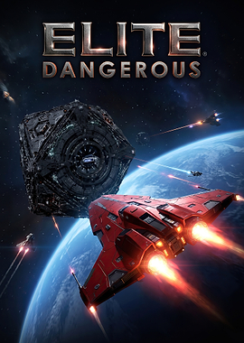 Elite Dangerous Space Combat Poster