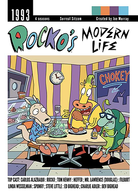 Rocko's Modern Life Cartoon Poster