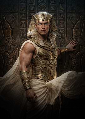 Shu, a deity of ancient Egypt.