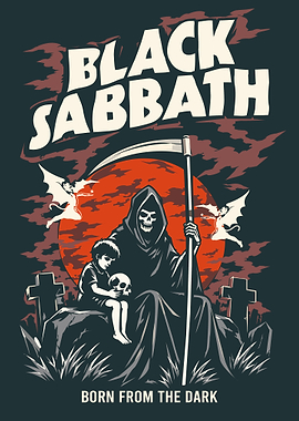 Black Sabbath Born From The Dark Poster