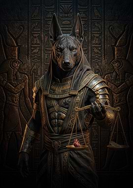Anubis Weighing the Heart