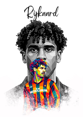 Frank Rijkaard Pop Art Portrait