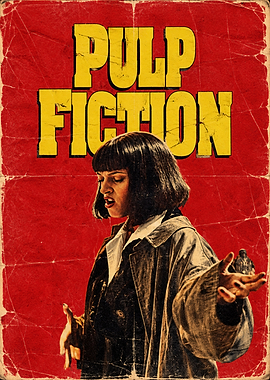 Pulp Fiction Mia Wallace Poster
