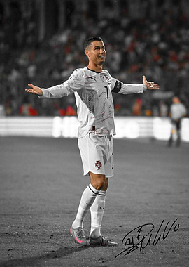 Cristiano Ronaldo Iconic Goal Celebration