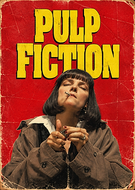 Pulp Fiction Mia Wallace Poster