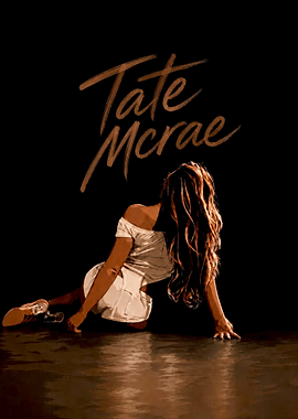Tate McRae Artistic Portrait Poster