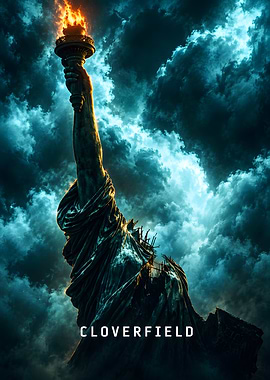 Cloverfield Statue of Liberty Movie Poster