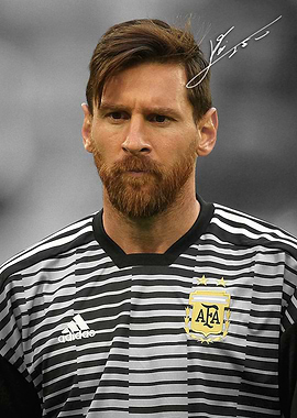 Lionel Messi iconc poster