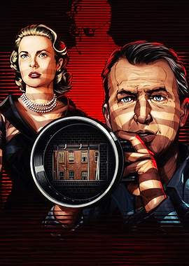 Classic Thriller Spy Retro Art Post