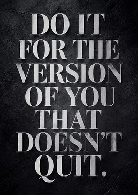 Inspirational Quote Text Art Poster