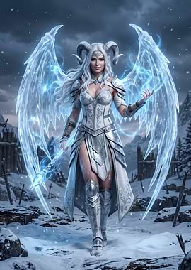 Ice Demon Queen Warrior