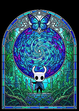 Hollow Knight Stained Glass Art