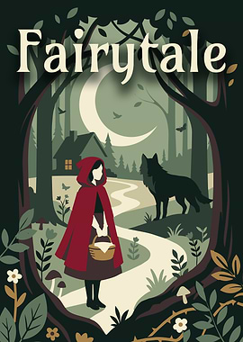 Little Red Riding Hood Fairytale Illustration
