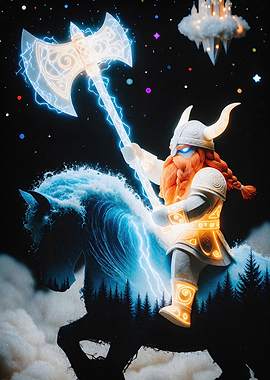 Norse Viking Warrior Fantasy Art