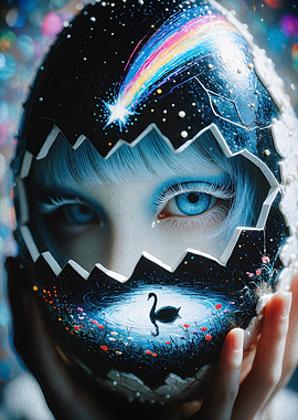 Cosmic Eye Surreal Fantasy Art