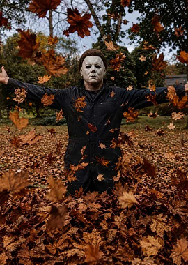 Michael Myers in Autumn Leaves