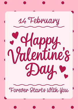 Happy Valentine's Day Greeting Card
