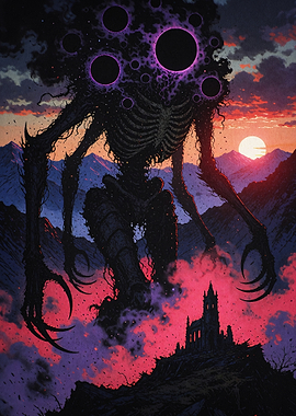 Cosmic Monster Dark Fantasy Art