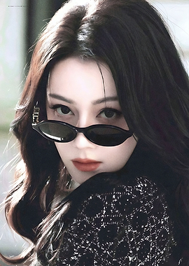 Stylish Dilraba Dilmurat Wearing Oval Sunglasses