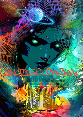 Indigo Dream Surreal Fantasy Art