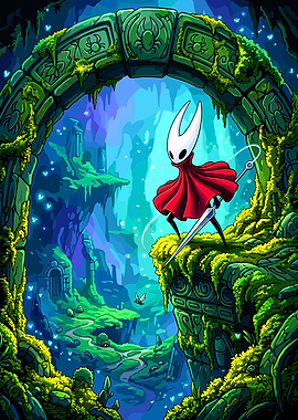 Hornet from Hollow Knight Digital Art