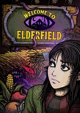 Welcome to Elderfield Horror Illustration