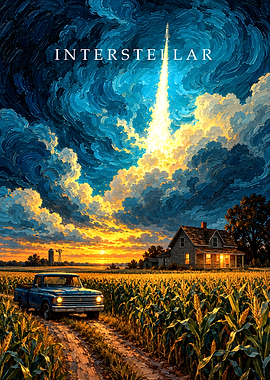 Interstellar Movie Poster Art