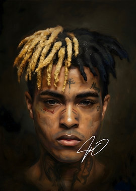 XXXTentacion Portrait Oil Painting