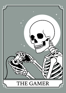 The Gamer Tarot Card Illustration