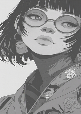 Portrait of a Stylish Young Woman