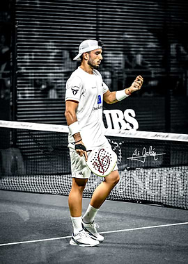 Alejandro Galan Padel Player Portrait
