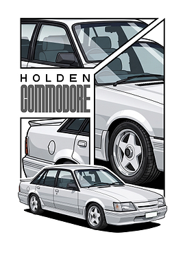 White Holden Commodore VK