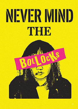 Never Mind the Bollocks Punk Poster
