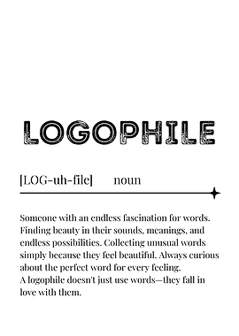 Logophile Definition