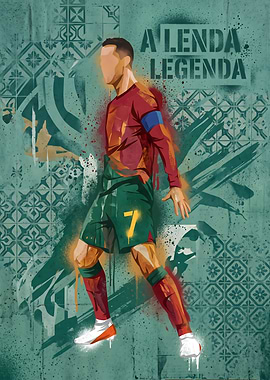 Cristiano Ronaldo Portugal Soccer Poster