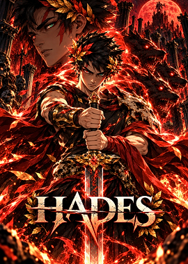Hades Game Zagreus Poster Art