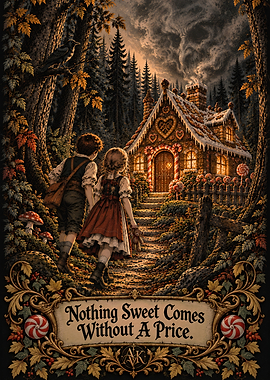 Hansel and Gretel Dark Fairytale Poster