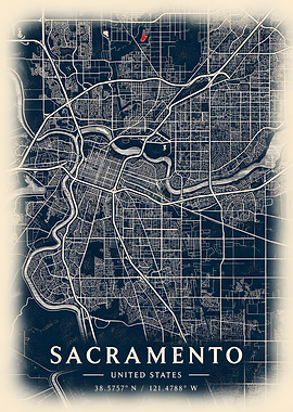 Sacramento California City Map