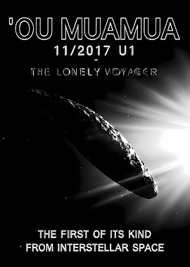 Oumuamua Interstellar Object Poster