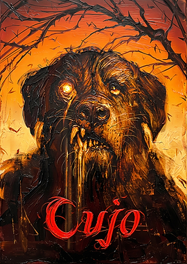 Cujo Horror Movie Poster Art