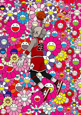 KAWS Basketball Pop Art