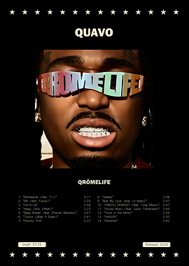 Quavo Qrömellife Album Cover Poster