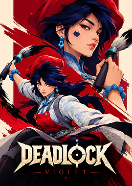 Deadlock Violet Character Poster