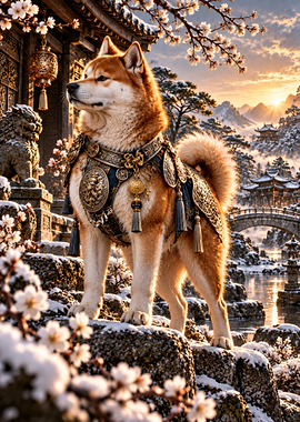 Metal Dog — Regal Guardian of the Snow Temple