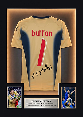 Buffon Jersey Display