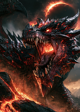 Fierce Fire Breathing Dragon