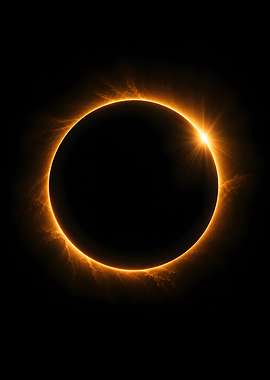 Total Solar Eclipse Corona Glow