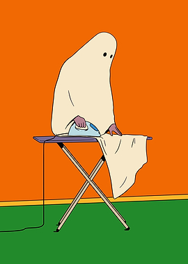 Ghost Ironing a Sheet