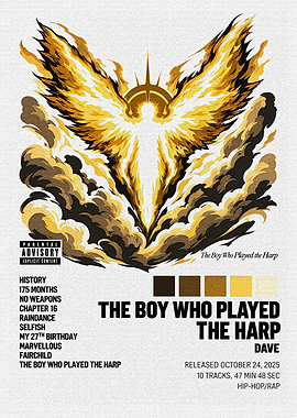 Dave The Boy Who Played The Harp Album Poster