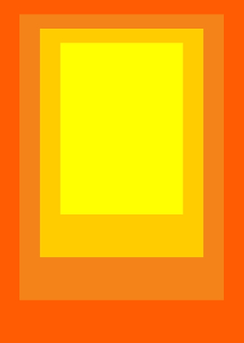 Abstract Concentric Rectangles in Warm Tones